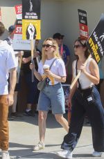 VICTORIA PEDRETTI at SAG Strike at Paramount Studios in Hollywood 09/08/2023