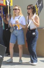 VICTORIA PEDRETTI at SAG Strike at Paramount Studios in Hollywood 09/08/2023