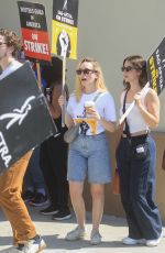 VICTORIA PEDRETTI at SAG Strike at Paramount Studios in Hollywood 09/08/2023