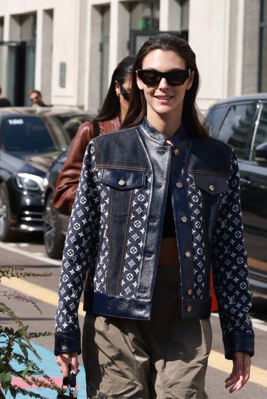 VITTORIA CERETTI Out at Milan Fashion Week 09/23/2023