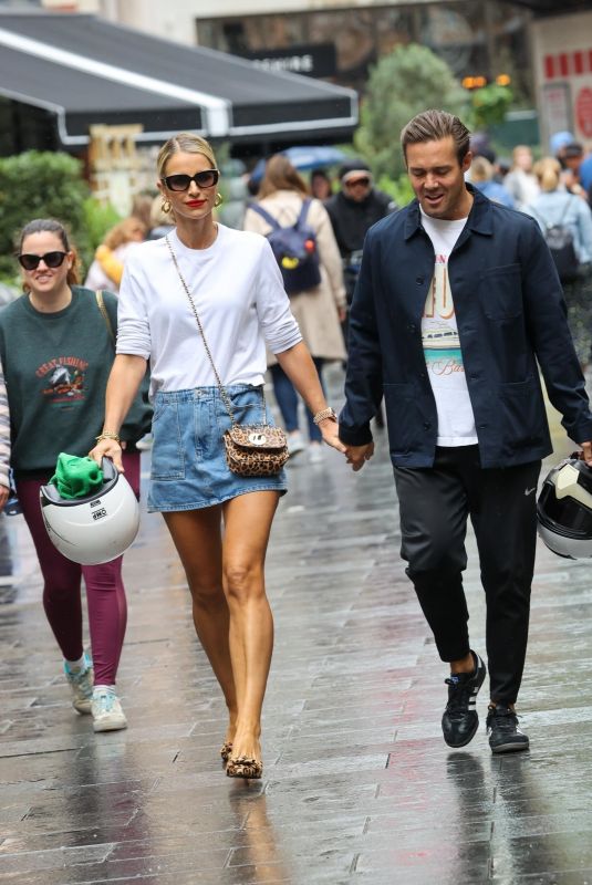 VOGUE WILLIAMS and Spencer Matthews Out in London 08/31/2023