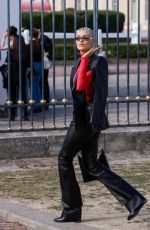 WALLIS DAY Arrives at Givenchy Fashion Show in Paris 09/28/2023