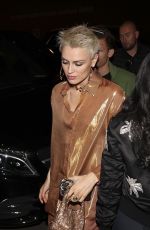 WALLIS DAY Out for Dinner at Costes Restaurant in Paris 09/26/2023