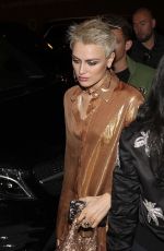WALLIS DAY Out for Dinner at Costes Restaurant in Paris 09/26/2023