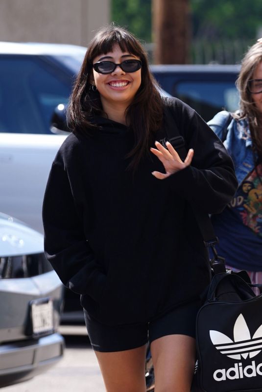 XOCHITL GOMEZ Outside Dancing with the Stars Studio in Los Angeles 09/18/2023