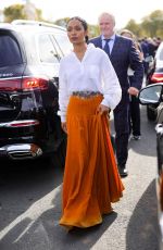 YARA SHAHIDI at Dior Fashion Show at Paris Fashion Week 09/26/2023