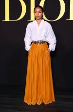 YARA SHAHIDI at Dior Fashion Show at Paris Fashion Week 09/26/2023