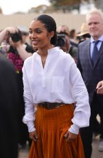YARA SHAHIDI at Dior Fashion Show at Paris Fashion Week 09/26/2023