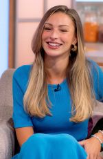 ZARA MCDERMOTT at Lorraine TV Show in London 09/15/2023