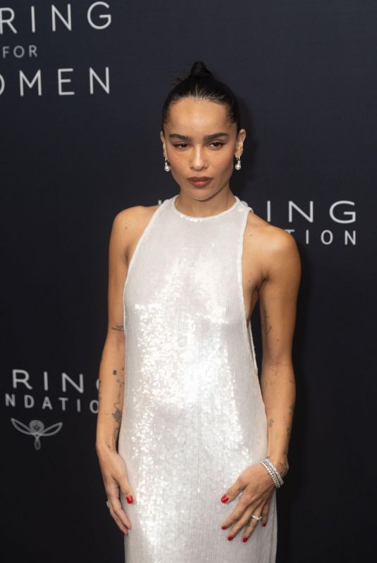 ZOE KRAVITZ at Kering Foundation