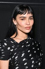 ZOE KRAVITZ at Saint Laurent Womenswear Spring/summer 2024 Show at Paris Fashion Week 09/26/2023