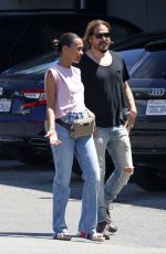 ZOE SALDANA and Marco Perego Saldana Out Shopping in Santa Barbara 09/10/2023