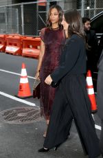 ZOE SALDANA Arrives at Stella Artois Dinner in New York 09/21/2023