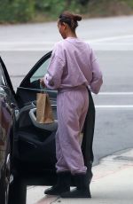 ZOE SALDANA Out for Breakfast in Santa Barbara 09/03/2023