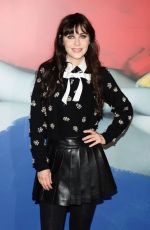 ZOOEY DESCHANEL at Alice & Olivia Spring 2024 Ready to Wear Fashion Show in New York 09/09/2023