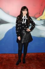 ZOOEY DESCHANEL at Alice & Olivia Spring 2024 Ready to Wear Fashion Show in New York 09/09/2023