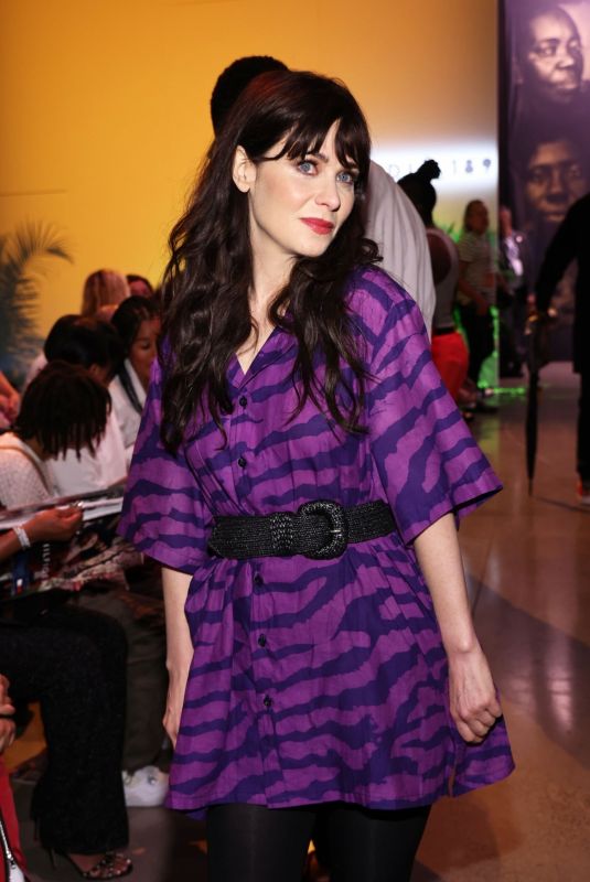 ZOOEY DESCHANEL at Studio 189 Spring 2024 Presentation at New York Fashion Week 09/10/2023