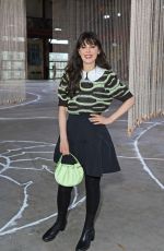 ZOOEY DESCHANEL at Ulla Johnson SS24 Fashion Show in New York 09/10/2023