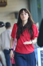 ZOOEY DESCHANEL Heading to Cafe Luxe in Brentwood 09/19/2023