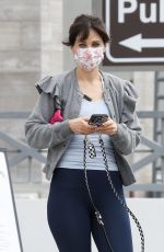 ZOOEY DESCHANEL Leavevs Morning Workout in Brentwood 09/03/2023