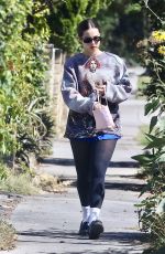 ADDISON RAE with a Friend at Lunch at All Time in Los Feliz 10/11/2023