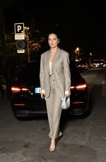 ADRIANA LIMA Arrives at Miu Miu Afterparty in Paris 10/03/2023