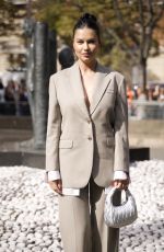 ADRIANA LIMA Arrives at Miu Miu Womenswear Spring/Summer 2024 Show at Paris Fashion Week 10/03/2023