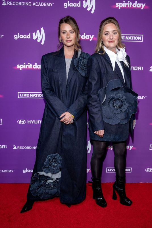 AJ and ALY MICHALKA at GLAAD