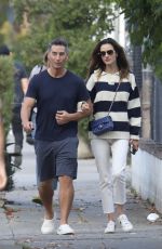 ALESSANDRA AMBROSIO and Richard Lee Out for Lunch in Venice Beach 10/23/2023
