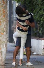 ALESSANDRA AMBROSIO and Richard Lee Out for Lunch in Venice Beach 10/23/2023