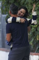 ALESSANDRA AMBROSIO and Richard Lee Out for Lunch in Venice Beach 10/23/2023