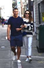 ALESSANDRA AMBROSIO and Richard Lee Out for Lunch in Venice Beach 10/23/2023
