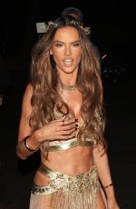 ALESSANDRA AMBROSIO Arrives at Casamigos Halloween Party in Los Angeles 10/27/2023