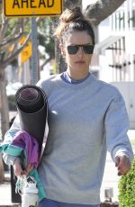 ALESSANDRA AMBROSIO Heading to Yoga Session in Pacific Palisades 10/21/2023
