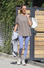 ALESSANDRA AMBROSIO Leaves a Gym in West Hollywood 10/17/2023