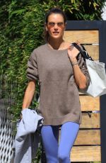 ALESSANDRA AMBROSIO Leaves a Gym in West Hollywood 10/17/2023