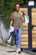 ALESSANDRA AMBROSIO Leaves a Gym in West Hollywood 10/17/2023