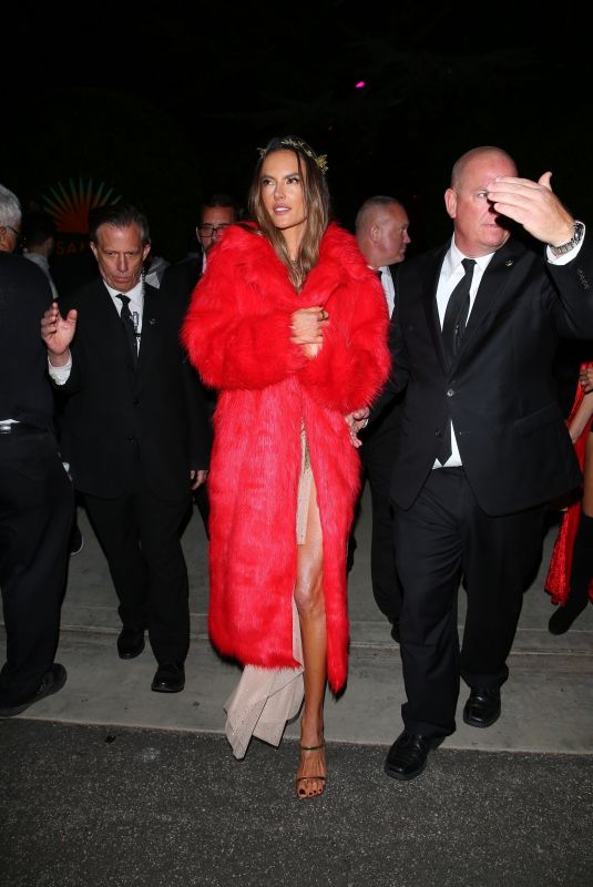 ALESSANDRA AMBROSIO Leaves Casamigos Halloween Party in Los Angeles 10/28/2023