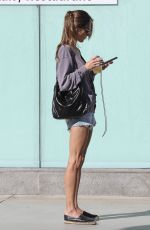 ALESSANDRA AMBROSIO Out Shopping at Third Street Promenade in Santa Monica 10/13/2023