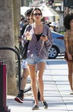 ALESSANDRA AMBROSIO Out Shopping at Third Street Promenade in Santa Monica 10/13/2023