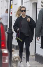 ALICE EVE Out with Her Dog in London 10/04/2023