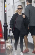 ALICE EVE Out with Her Dog in London 10/04/2023