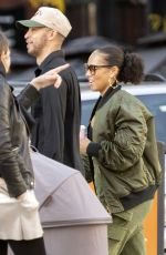 ALICIA KEYS Out and About in New York 10/24/2023