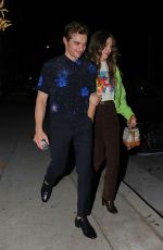 ALISON BRIE Night Out in Los Angeles 10/16/2023
