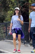 ALISON BRIE Out for a Walk in Los Angeles 10/10/2023