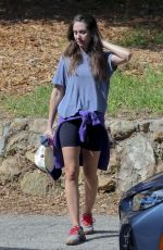 ALISON BRIE Out for a Walk in Los Angeles 10/10/2023