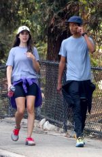ALISON BRIE Out for a Walk in Los Angeles 10/10/2023
