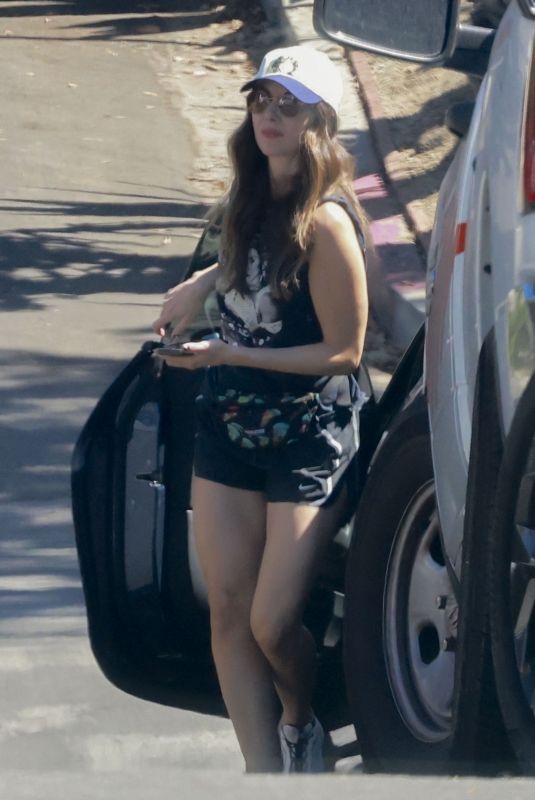 ALISON BRIE Out Visit a Friend in Los Feliz 10/05/2023