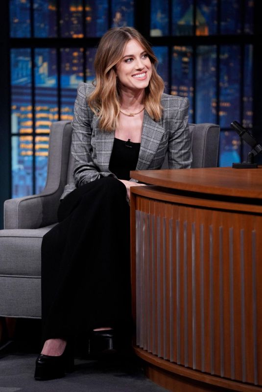 ALLISON WILLIAMS at Late Night with Seth Myers in New York 10/25/2023