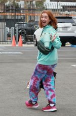 ALYSON HANNIGAN Arrives at Dancing with the Stars Rehearsal Studio in Los Angeles 10/25/2023